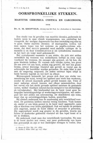 Eerste pagina van het artikel zoals het is gepubliceerd in het tijdschrift