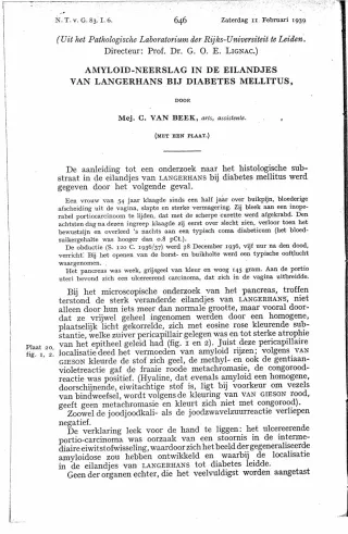 Eerste pagina van het artikel zoals het is gepubliceerd in het tijdschrift
