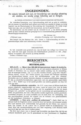 Eerste pagina van het artikel zoals het is gepubliceerd in het tijdschrift