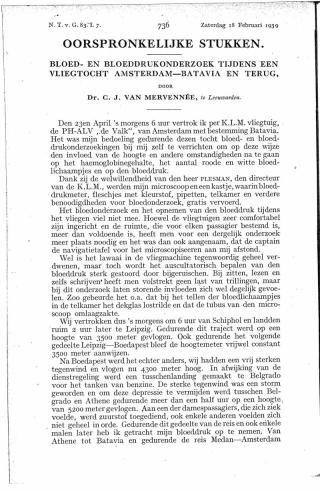 Eerste pagina van het artikel zoals het is gepubliceerd in het tijdschrift