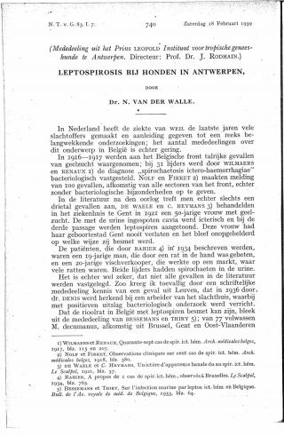 Eerste pagina van het artikel zoals het is gepubliceerd in het tijdschrift