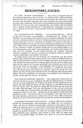 Eerste pagina van het artikel zoals het is gepubliceerd in het tijdschrift