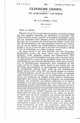 Eerste pagina van het artikel zoals het is gepubliceerd in het tijdschrift