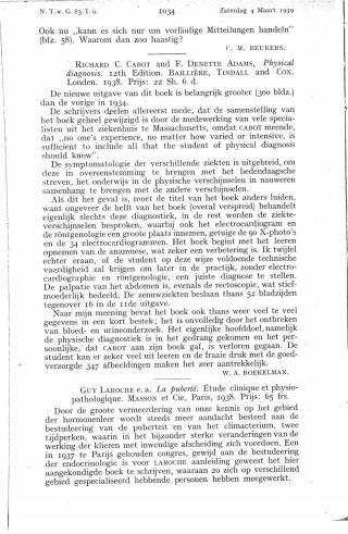 Eerste pagina van het artikel zoals het is gepubliceerd in het tijdschrift