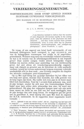 Eerste pagina van het artikel zoals het is gepubliceerd in het tijdschrift