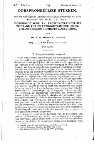 Eerste pagina van het artikel zoals het is gepubliceerd in het tijdschrift