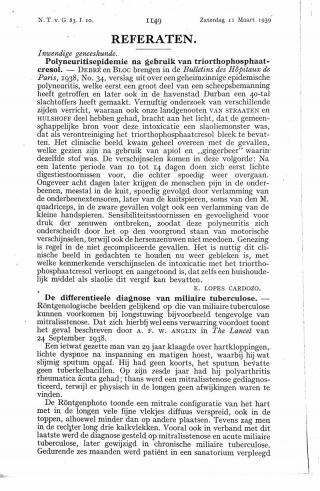 Eerste pagina van het artikel zoals het is gepubliceerd in het tijdschrift