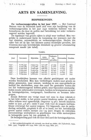 Eerste pagina van het artikel zoals het is gepubliceerd in het tijdschrift