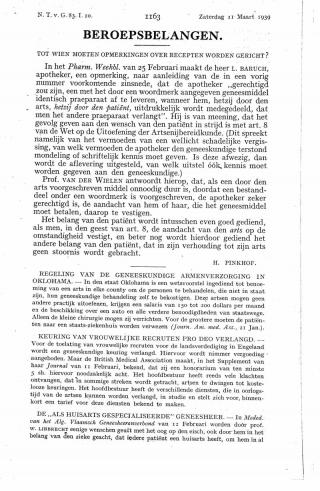 Eerste pagina van het artikel zoals het is gepubliceerd in het tijdschrift