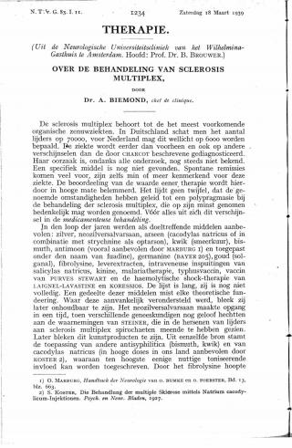 Eerste pagina van het artikel zoals het is gepubliceerd in het tijdschrift