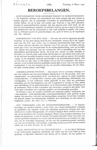 Eerste pagina van het artikel zoals het is gepubliceerd in het tijdschrift