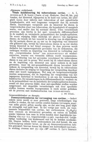 Eerste pagina van het artikel zoals het is gepubliceerd in het tijdschrift