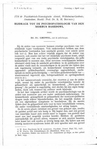 Eerste pagina van het artikel zoals het is gepubliceerd in het tijdschrift