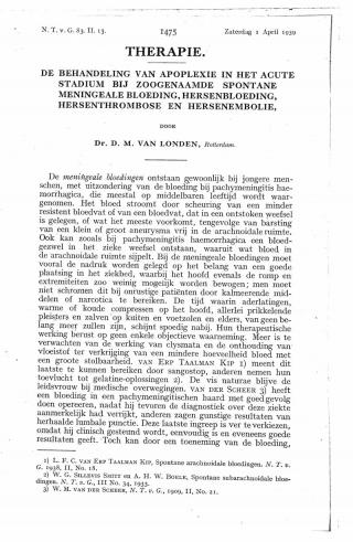 Eerste pagina van het artikel zoals het is gepubliceerd in het tijdschrift