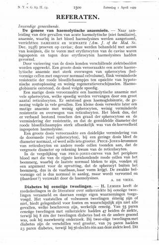 Eerste pagina van het artikel zoals het is gepubliceerd in het tijdschrift