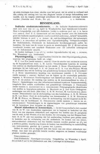 Eerste pagina van het artikel zoals het is gepubliceerd in het tijdschrift