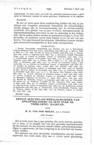 Eerste pagina van het artikel zoals het is gepubliceerd in het tijdschrift