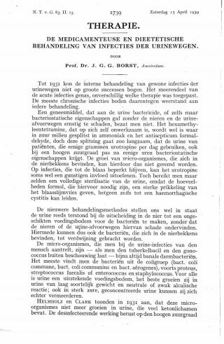 Eerste pagina van het artikel zoals het is gepubliceerd in het tijdschrift