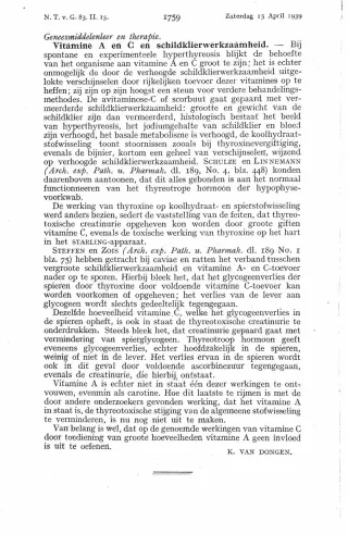 Eerste pagina van het artikel zoals het is gepubliceerd in het tijdschrift