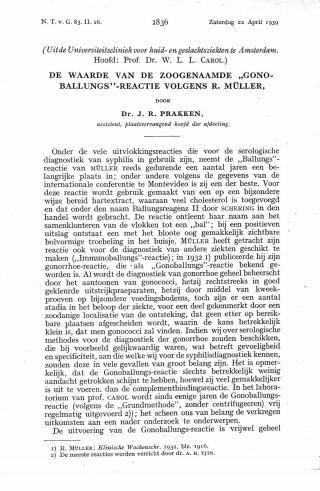 Eerste pagina van het artikel zoals het is gepubliceerd in het tijdschrift