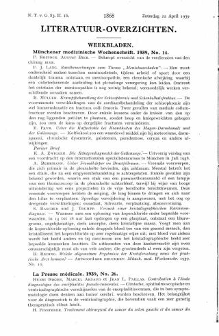 Eerste pagina van het artikel zoals het is gepubliceerd in het tijdschrift