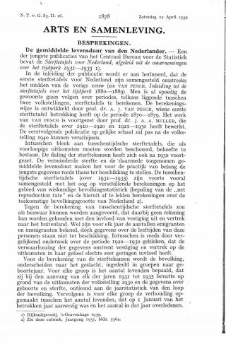 Eerste pagina van het artikel zoals het is gepubliceerd in het tijdschrift