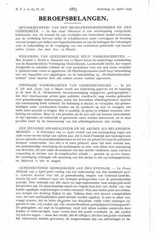 Eerste pagina van het artikel zoals het is gepubliceerd in het tijdschrift