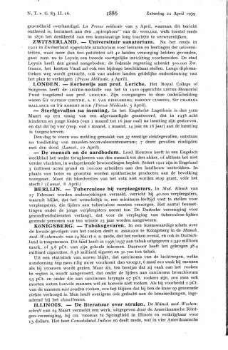 Eerste pagina van het artikel zoals het is gepubliceerd in het tijdschrift