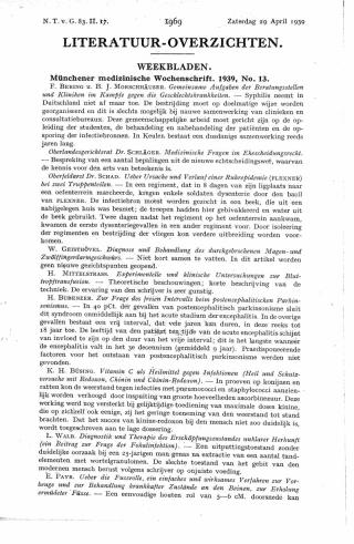 Eerste pagina van het artikel zoals het is gepubliceerd in het tijdschrift