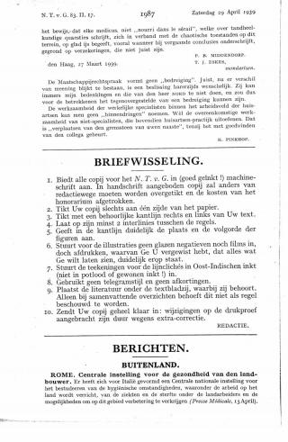 Eerste pagina van het artikel zoals het is gepubliceerd in het tijdschrift