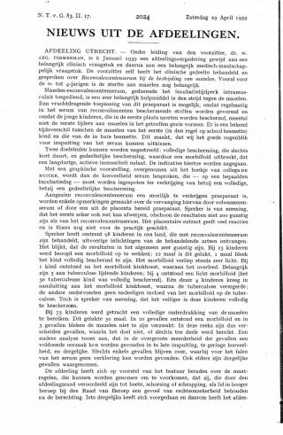 Eerste pagina van het artikel zoals het is gepubliceerd in het tijdschrift