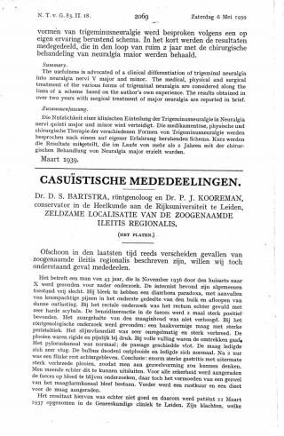 Eerste pagina van het artikel zoals het is gepubliceerd in het tijdschrift