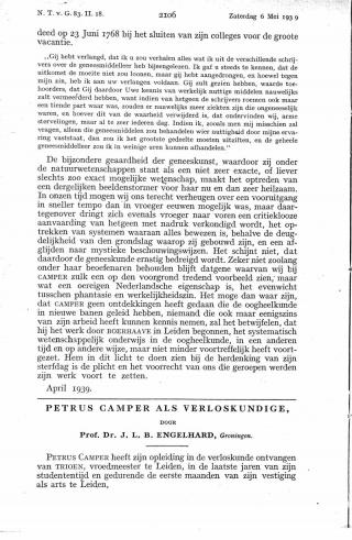 Eerste pagina van het artikel zoals het is gepubliceerd in het tijdschrift