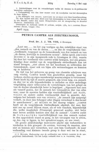 Eerste pagina van het artikel zoals het is gepubliceerd in het tijdschrift