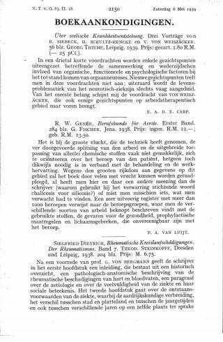 Eerste pagina van het artikel zoals het is gepubliceerd in het tijdschrift