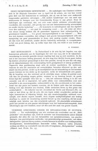 Eerste pagina van het artikel zoals het is gepubliceerd in het tijdschrift