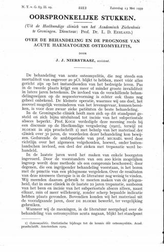 Eerste pagina van het artikel zoals het is gepubliceerd in het tijdschrift