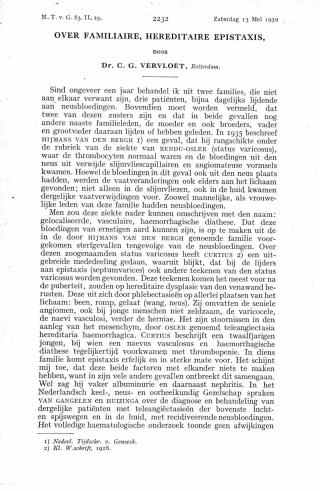 Eerste pagina van het artikel zoals het is gepubliceerd in het tijdschrift