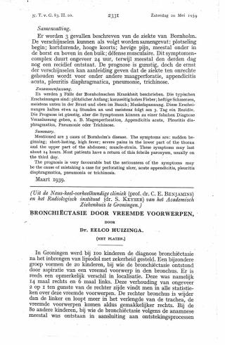 Eerste pagina van het artikel zoals het is gepubliceerd in het tijdschrift