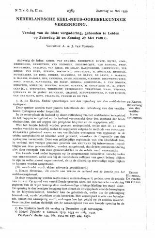 Eerste pagina van het artikel zoals het is gepubliceerd in het tijdschrift