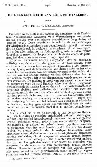 Eerste pagina van het artikel zoals het is gepubliceerd in het tijdschrift