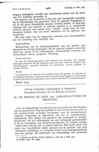 Eerste pagina van het artikel zoals het is gepubliceerd in het tijdschrift