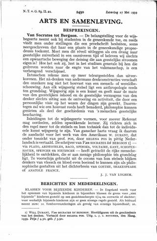 Eerste pagina van het artikel zoals het is gepubliceerd in het tijdschrift