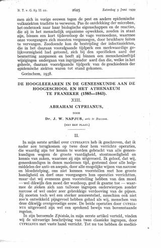 Eerste pagina van het artikel zoals het is gepubliceerd in het tijdschrift