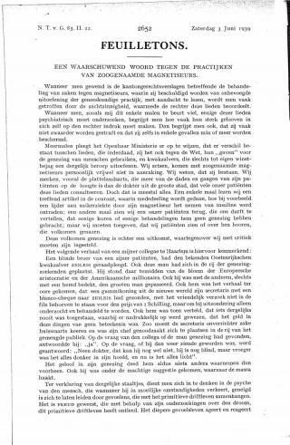 Eerste pagina van het artikel zoals het is gepubliceerd in het tijdschrift