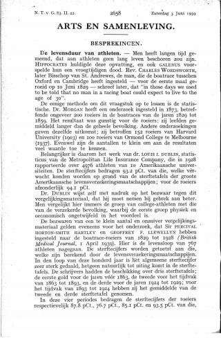 Eerste pagina van het artikel zoals het is gepubliceerd in het tijdschrift