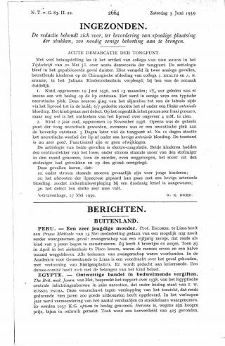 Eerste pagina van het artikel zoals het is gepubliceerd in het tijdschrift