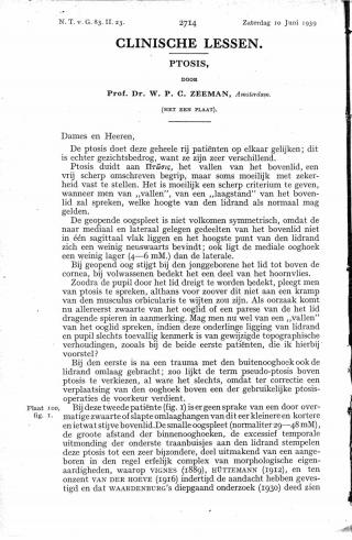 Eerste pagina van het artikel zoals het is gepubliceerd in het tijdschrift