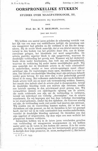 Eerste pagina van het artikel zoals het is gepubliceerd in het tijdschrift