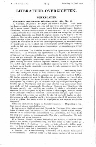 Eerste pagina van het artikel zoals het is gepubliceerd in het tijdschrift